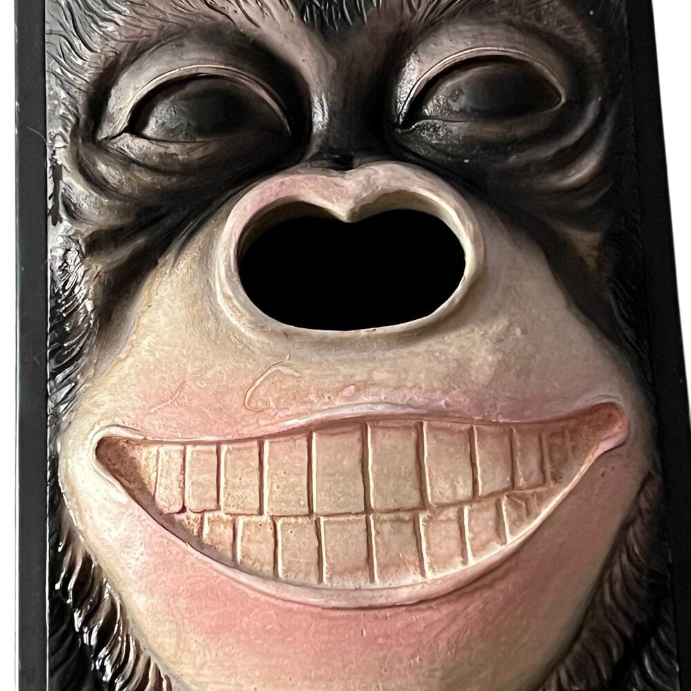 RARE! CHIMPANZEE Monkey Face Tissue Box Holder Cover FAST SHIPPING 2082-31 - Picture 2 of 8